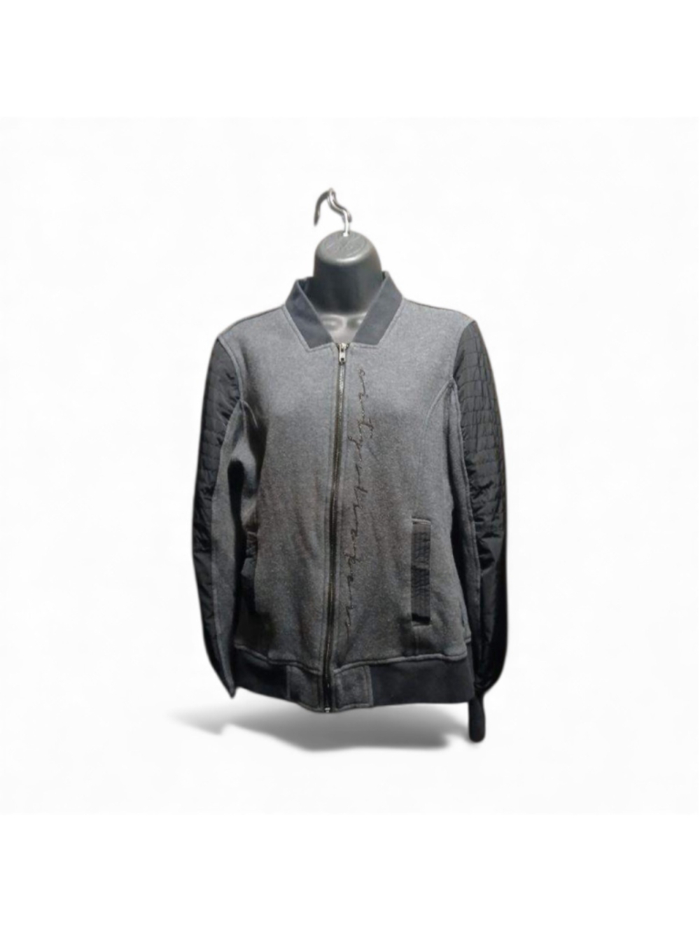 OGIO Women's Medium Mixed Media Fleece Quilted Bomber Jacket - INV162 h